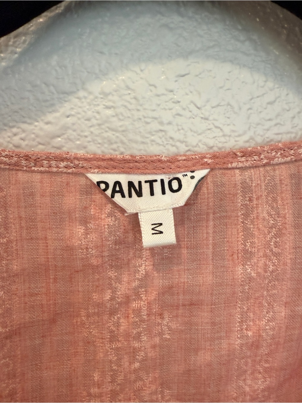 Anthro-Inspired Pink Boho Peasant Top - Picture 2 of 6